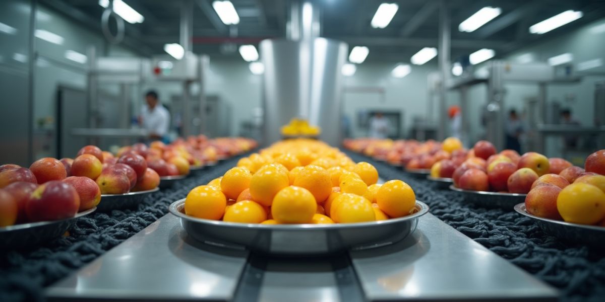 Linie procesare fructe mica